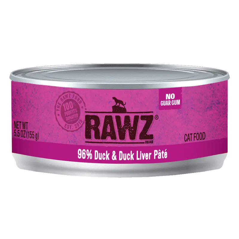 Rawz Cat 96% Duck & Duck Liver Pate