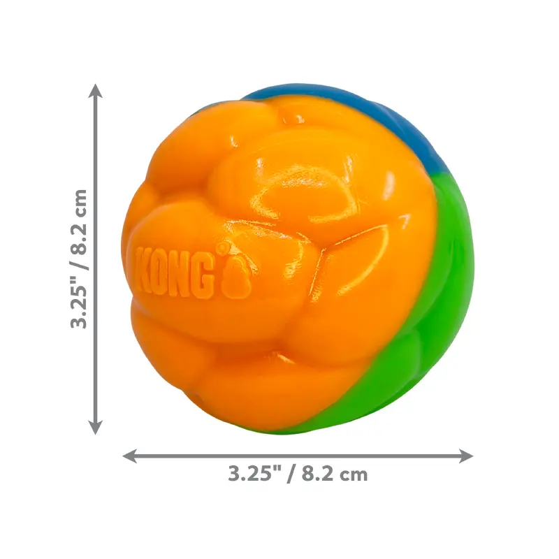Kong Dog Toy Twistz High-Viz Ball Large
