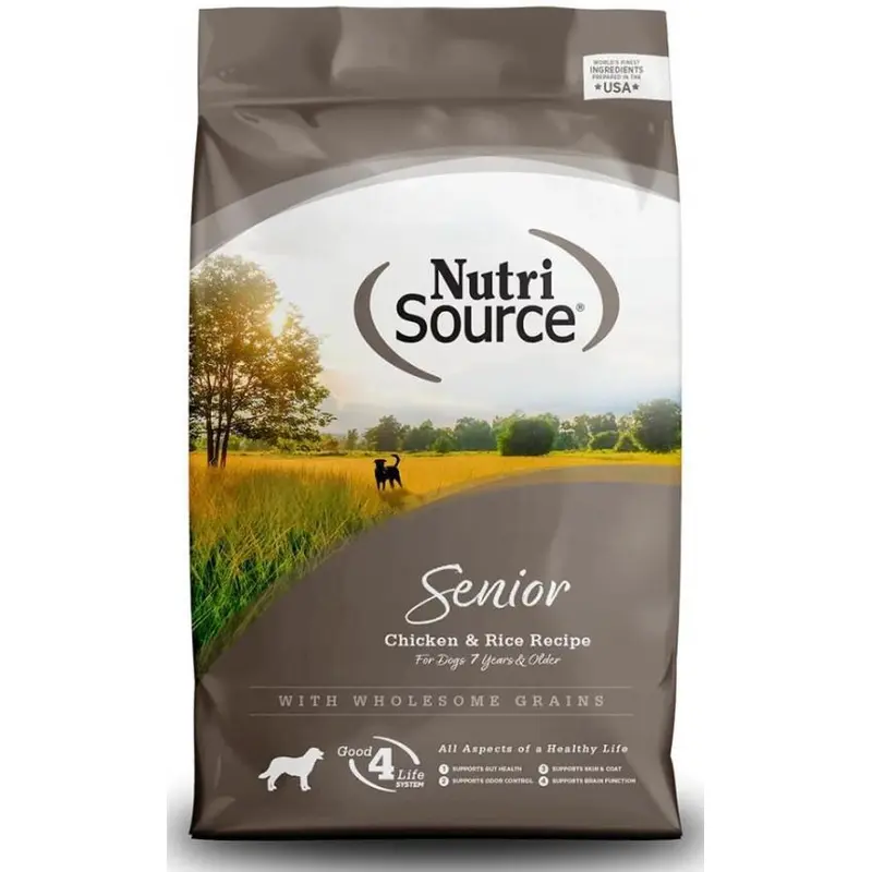 Nutrisource Chicken & Brown Rice Senior Dog
