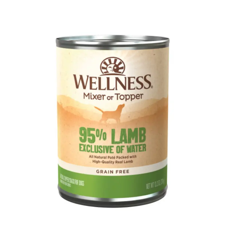 Wellness Natural Grain Free 95%  Lamb Recipe Adult Wet Canned Dog Food