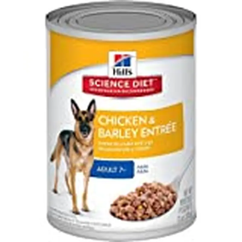 Hill's Science Diet Adult 7+ Chicken & Barley Entre Canned Dog Food, 13 oz