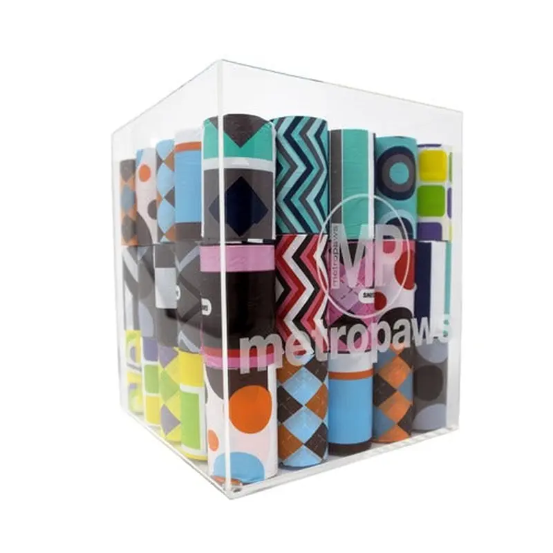 Metro Paws Poopy Packs In Acrylic Case 75 Rolls