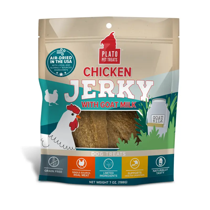 Plato 7 oz Chicken Jerky with Goats Milk