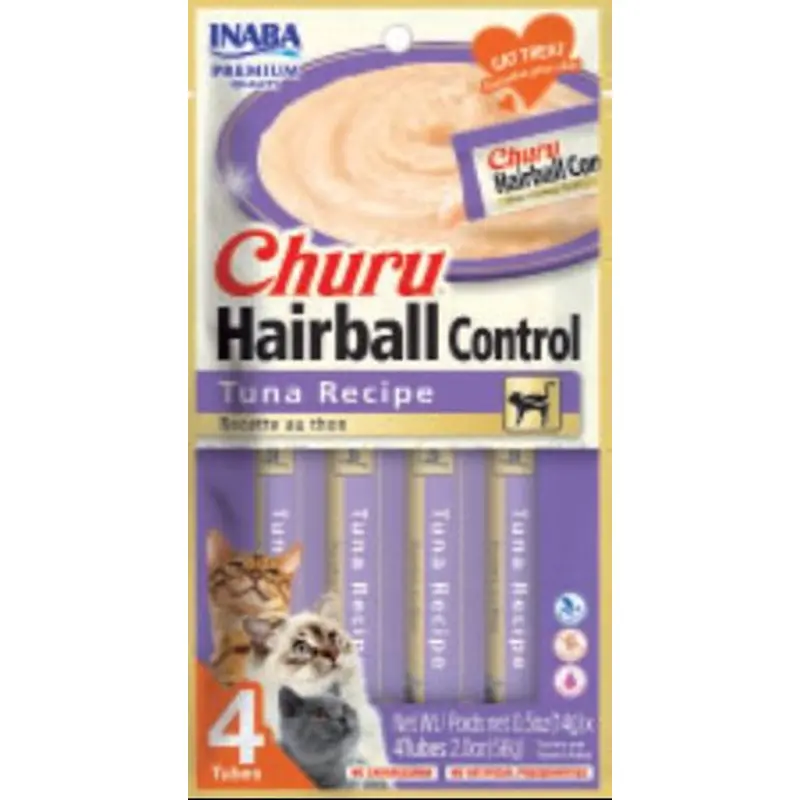 Churu Hairball Control Tuna 2oz 4pk