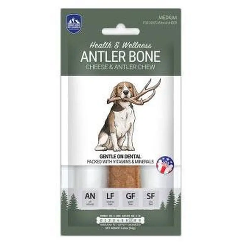 Himalayan Dog Chew Antler Bone, Med