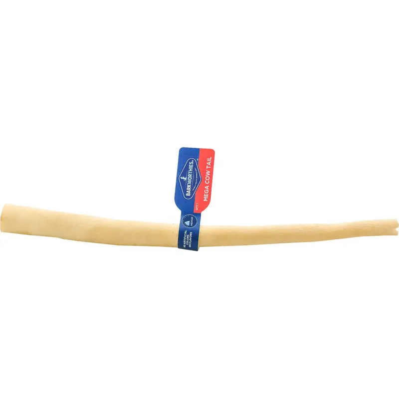 Barkworthies All Natural Mega Cow Tail Dog Chew