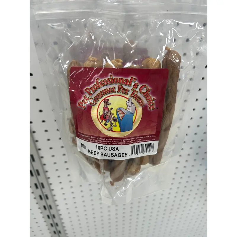 Pet Professionals Choice USA Beef Sausages 10pc