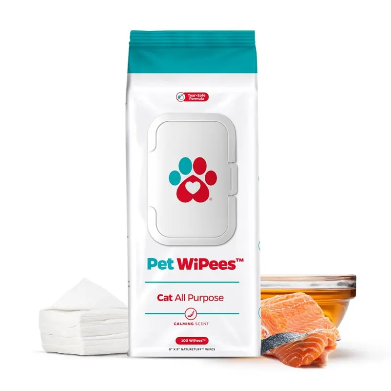 Pet Parents Pet WiPees Cat All Purpose Cat Wipes 100Pk
