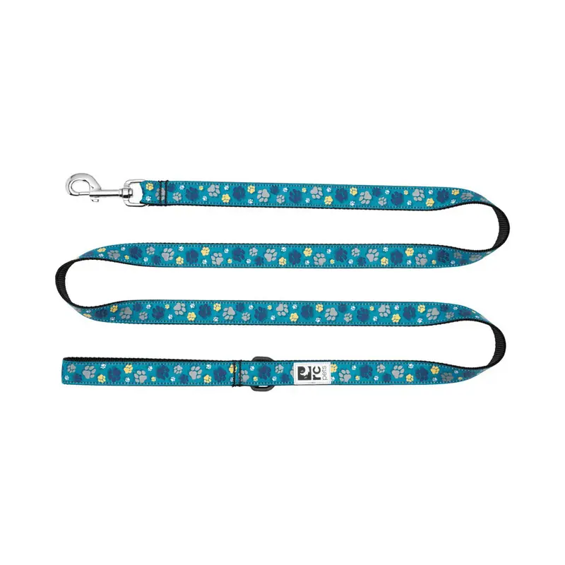 RC Pet Products Dog Leash 1" x 6' Fresh Tracks Teal