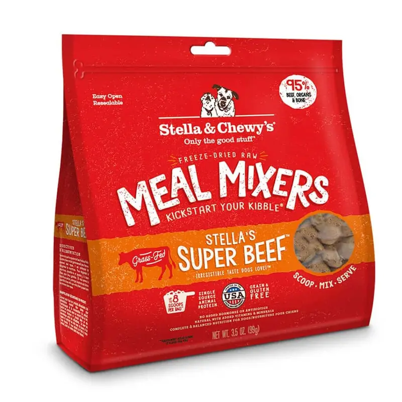 Stella & Chewy's Stella's Super Beef Meal Mixers Dog Food 18oz