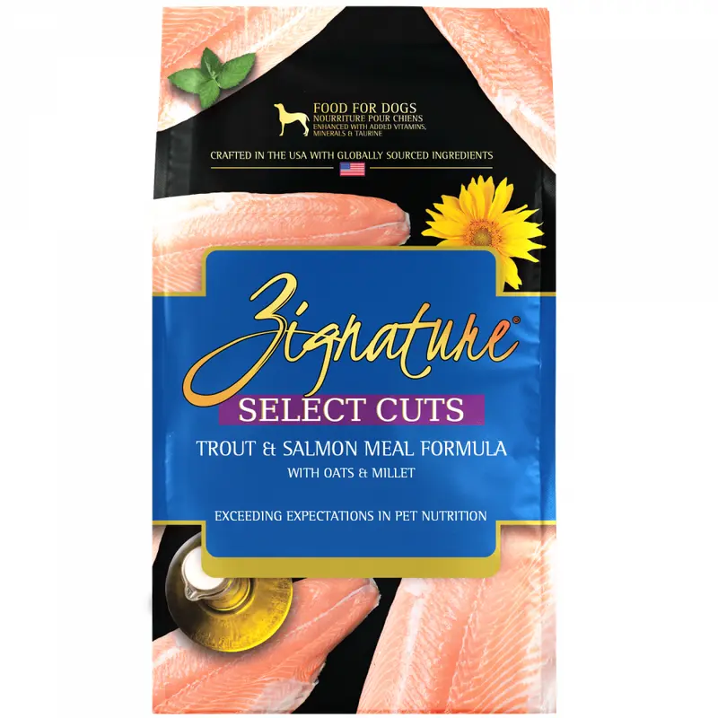 Zignature Select Cuts Trout & Salmon Formula Dry Dog Food