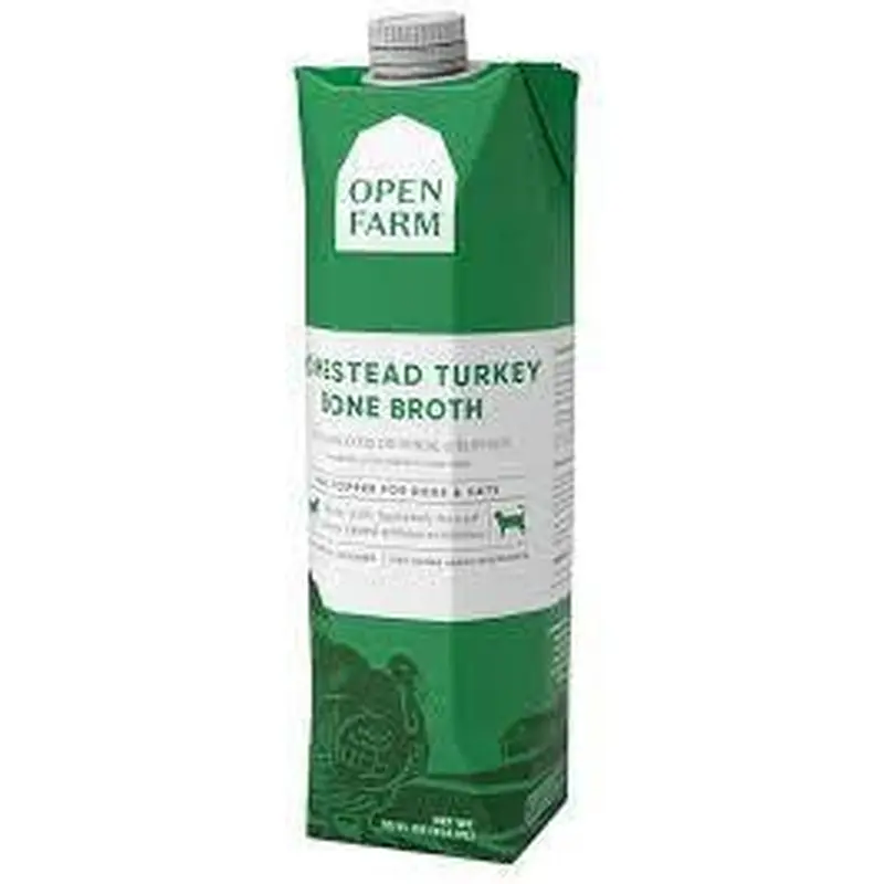 Open Farm Turkey Bone Broth for Dogs/Cats 33.8oz