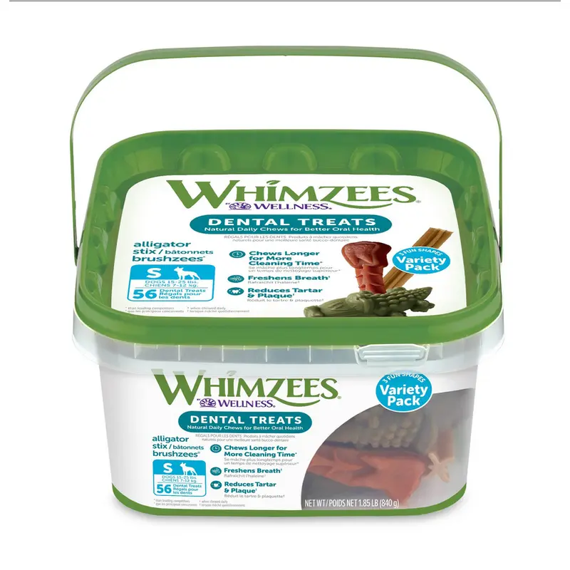Whimzees Variety Box Small 1.85 lb