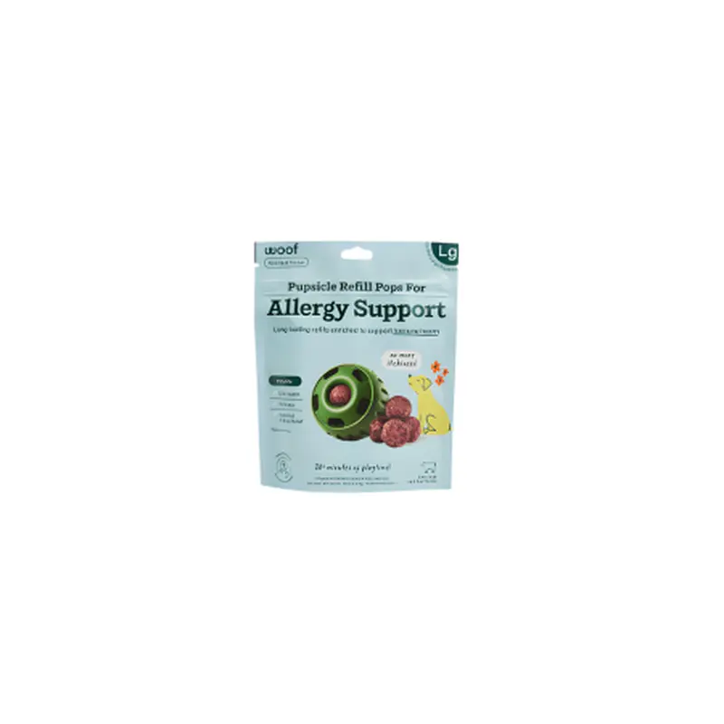 Woof Dog Allergy Support Treats 12oz eXtra Large Pops