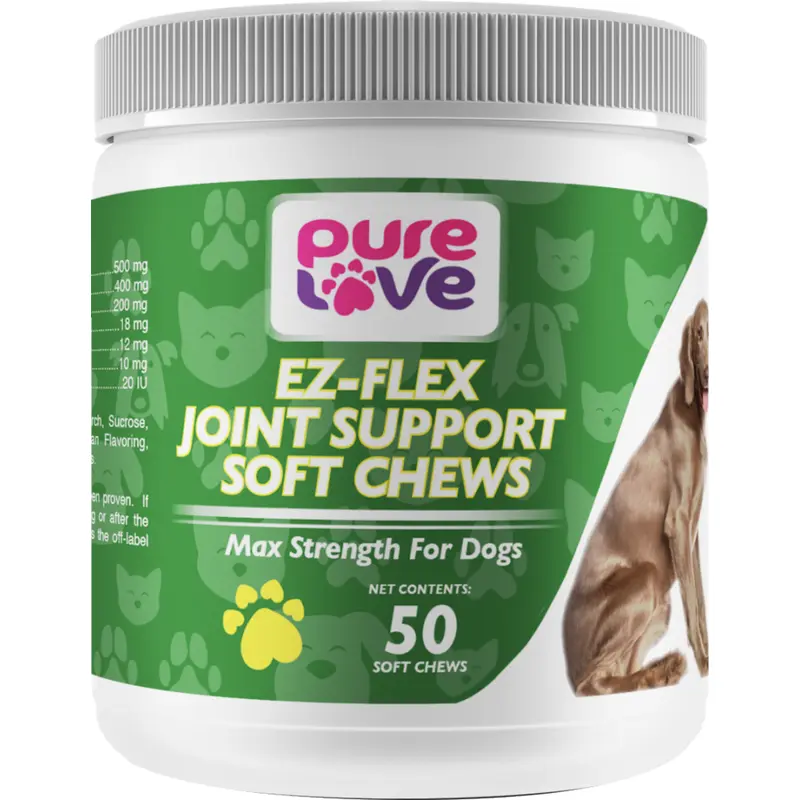 Pure Love Ez-Flex Joint Support Soft Chews for Dogs