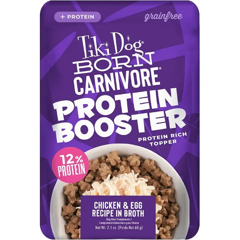 Tiki Dog Carnivore Topper Chicken & Egg 2.1oz