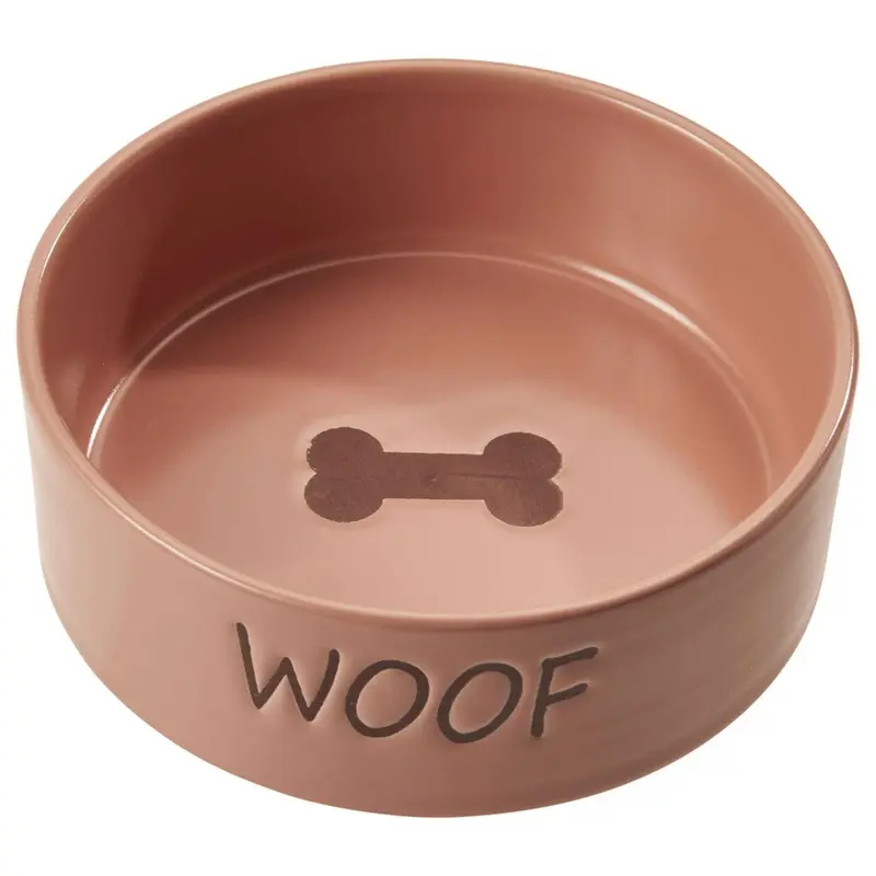 Spot Bowl Portofino Blush Pink Dog Dish 5"