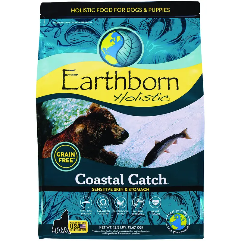 Earthborn 12.5 lbs Coastal Catch Grain Free Dog Food