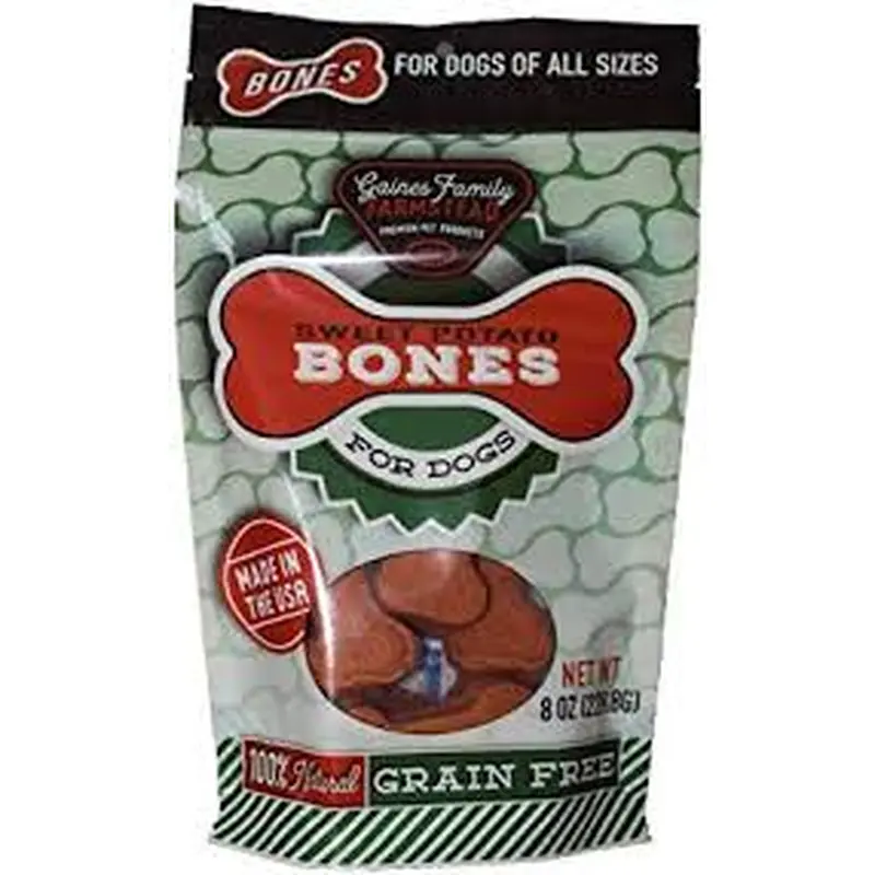 Gaines Sweet Potato Bones Treat 8oz