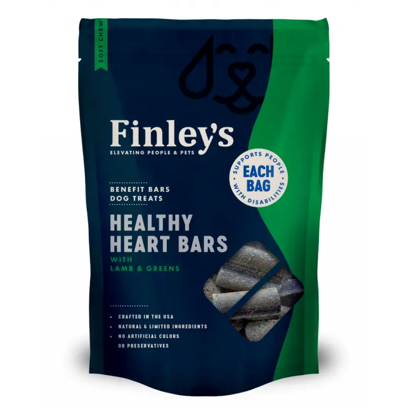 Finley's Natural Dog Treats Healthy Heart Functional Benefit Bars 16oz