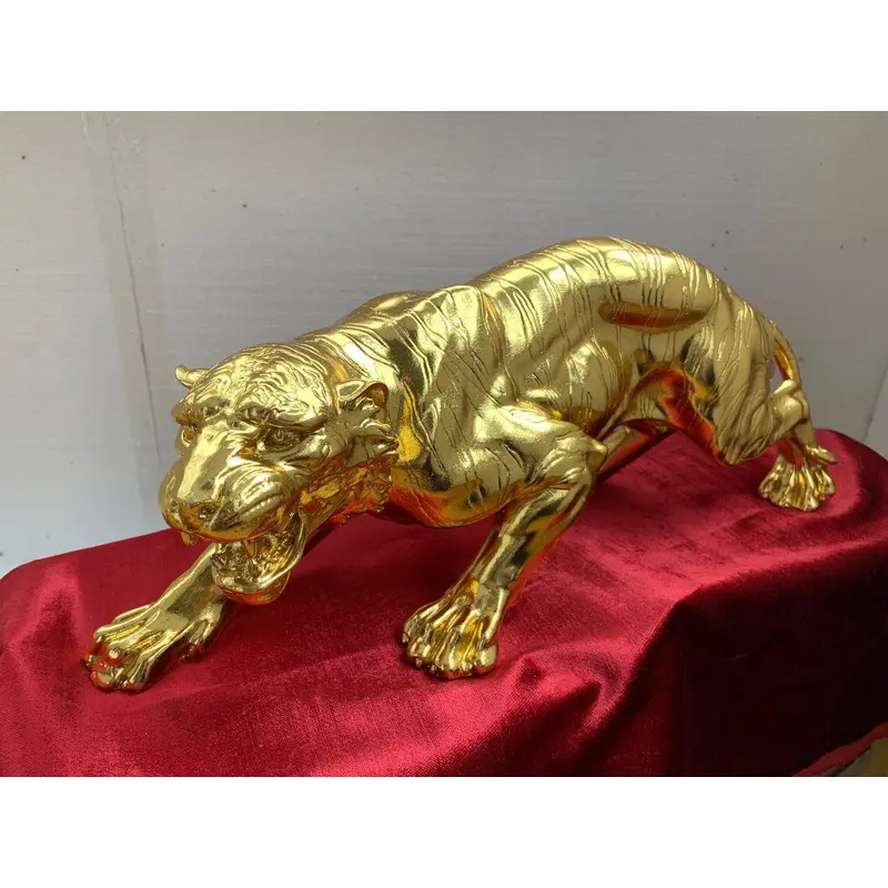 Golden Jaguar Sculpture
