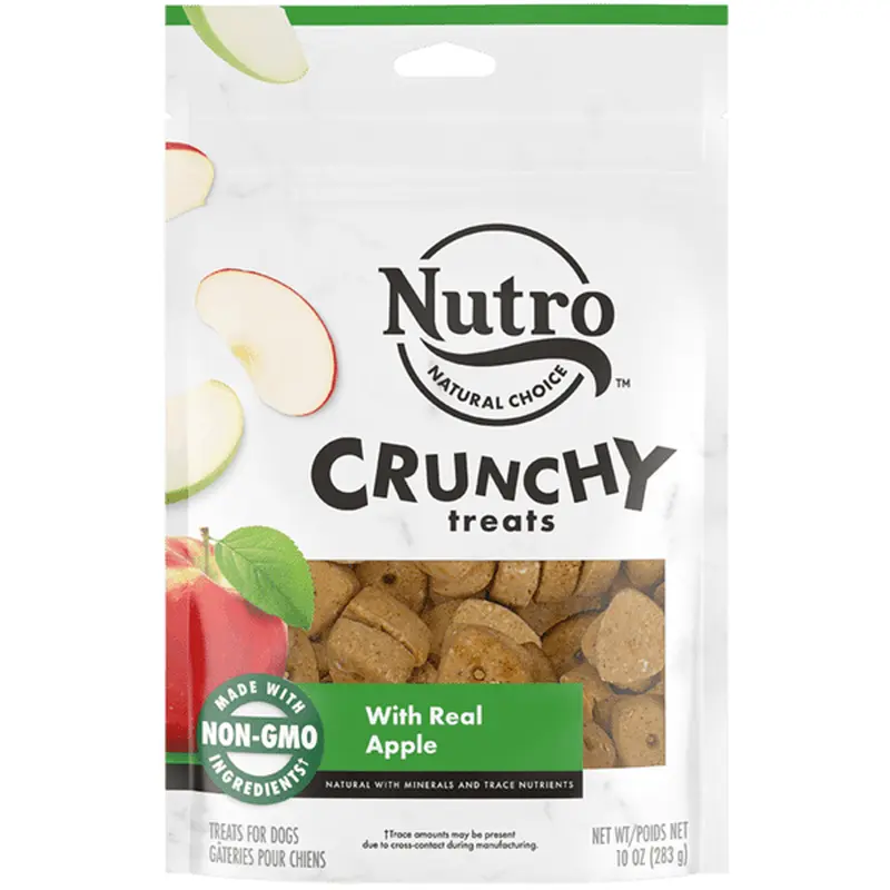 Nutro Crunchy Dog Treats with Apple (10oz)