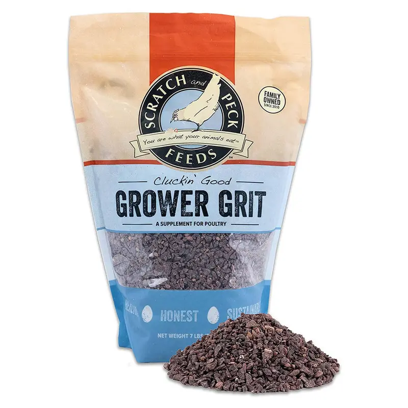 Scratch and Peck Feeds Cluckin' Good Grower Grit Supplement for Chickens & Ducks 7lb