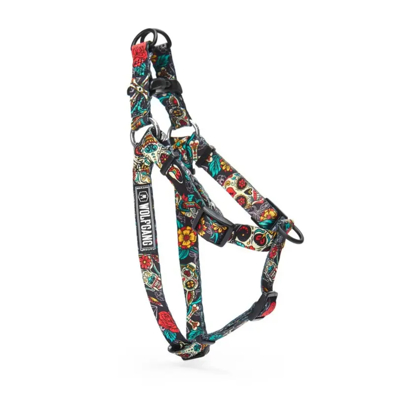 Wolfgang LosMuertos Dog Harness Small 5/8" x 12"-18"