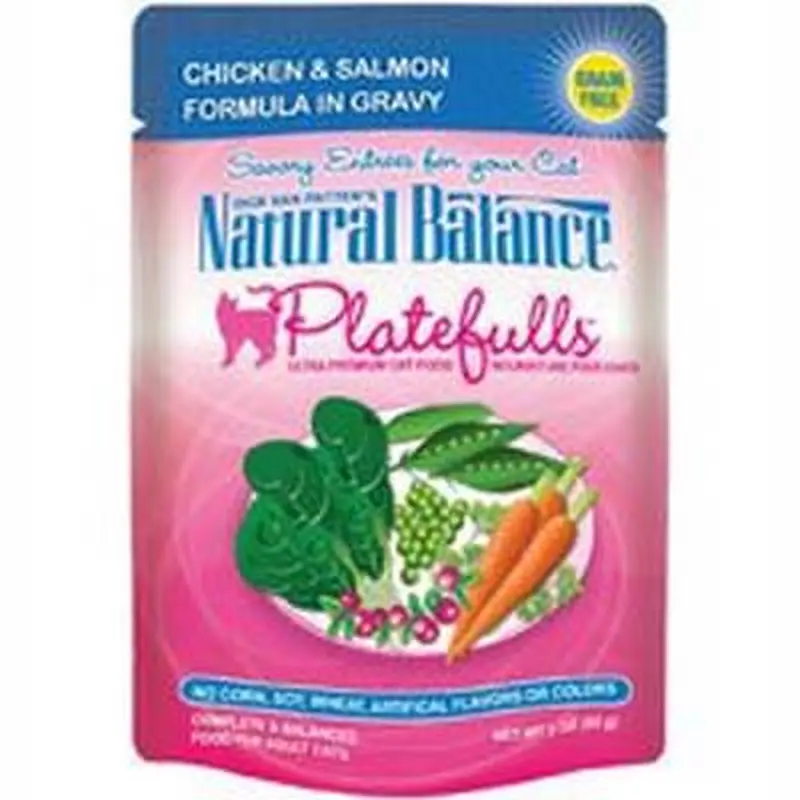 Natural Balance Platefulls Chicken & Salmon Formula in Gravy Cat Pouch