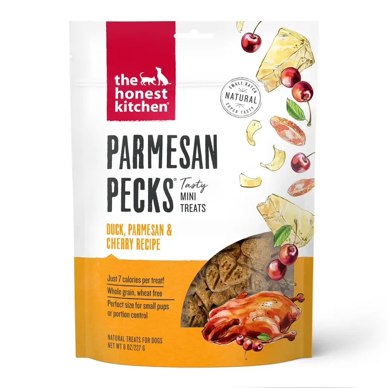 The Honest Kitchen Parmesan Pecks: Duck, Parmesan & Cherry Recipe, 8oz