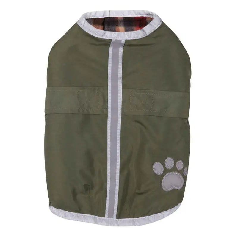 Pet Edge Zack and Zoey Noreaster Dog Blanket Coat Chive XX Large