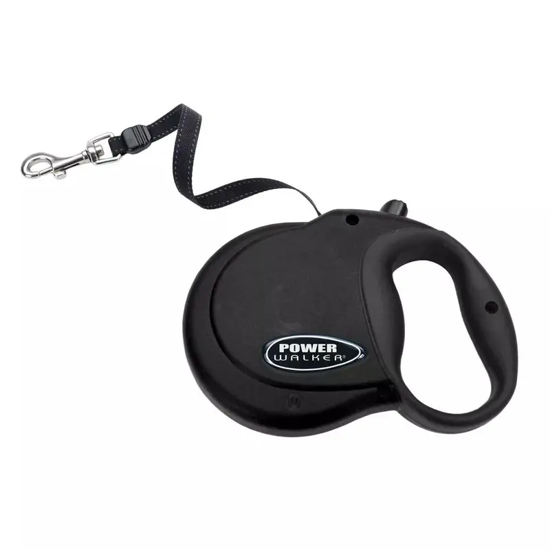 Coastal Power Walker Dog Retractable Leash Black XS