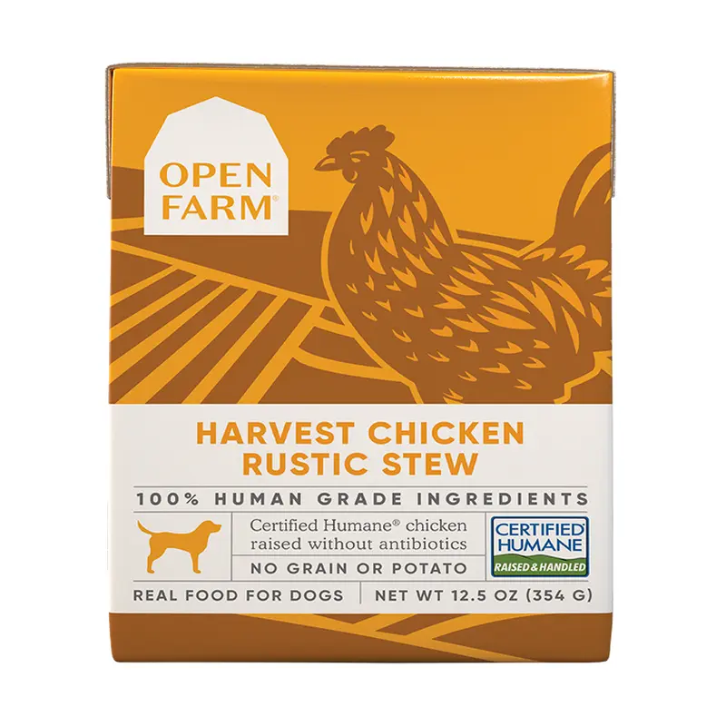 Open Farms Rustic Stew Wet Dog Food 12.5oz Chicken
