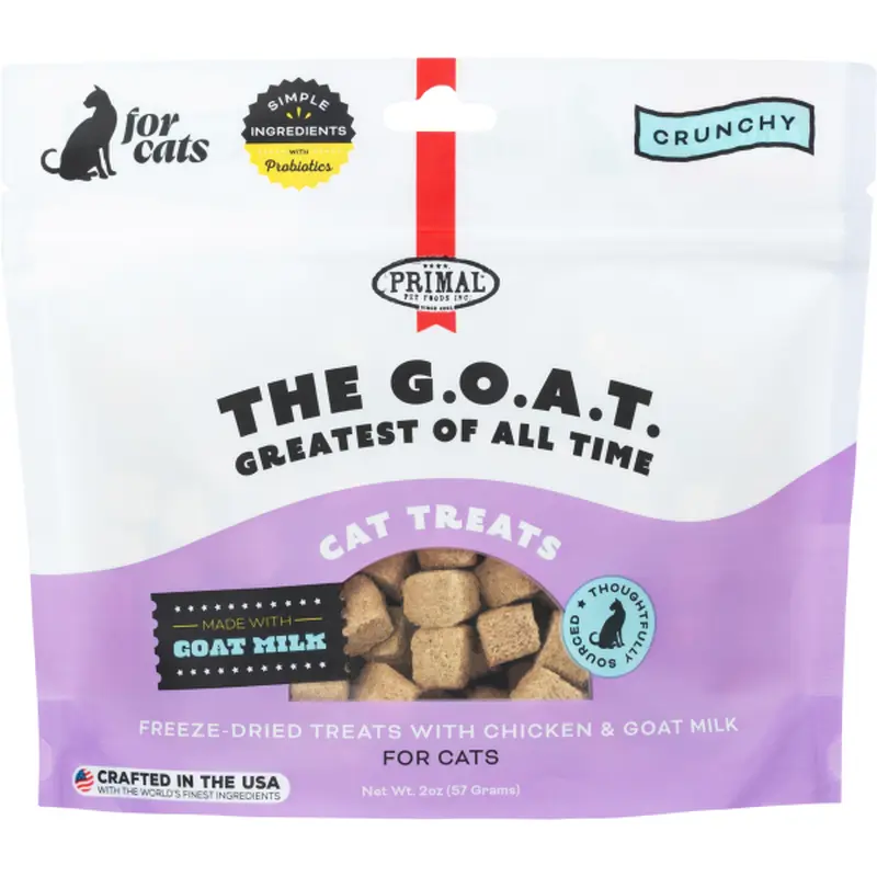 Primal Cat Treats G.O.A.T. Chicken & Goat Milk 2 oz