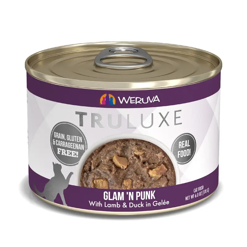 Weruva Truluxe Cat food 6oz Can Glam 'N Punk