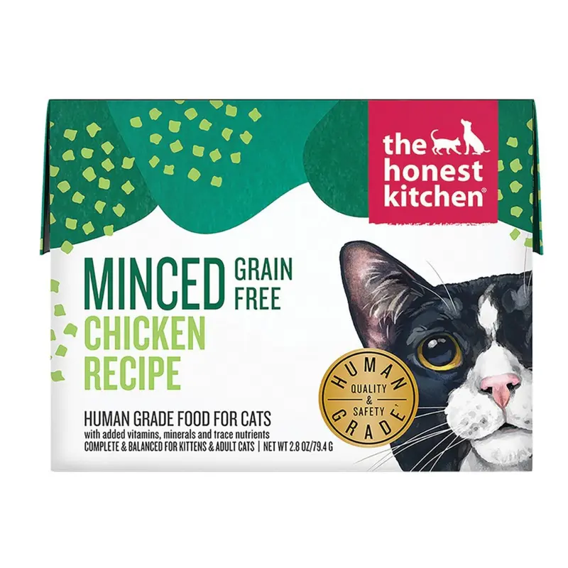 The Honest Kitchen Grain Free Wet Cat Food - Minced Chicken - 2.8oz Tetra Pak