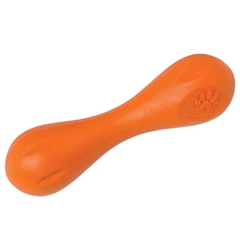 West Paw Hurley Dog Toy Tangerine Small