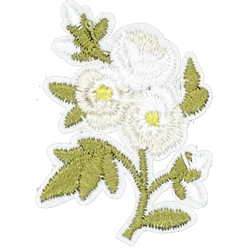 White Flower Bouquet - Patch