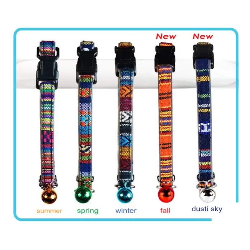 Goli Design Polyester Tapestri Fall Reflective Cat Collar 7.25"