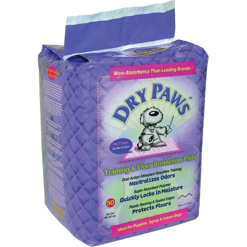 Midwest Dry Paws Training and Floor Protection Pads 23x24in 50pk