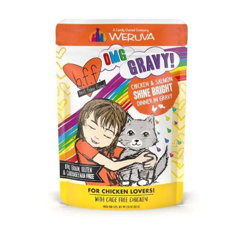 Bff Cat Pouch Chicken & Salmon Shine Bright 3oz