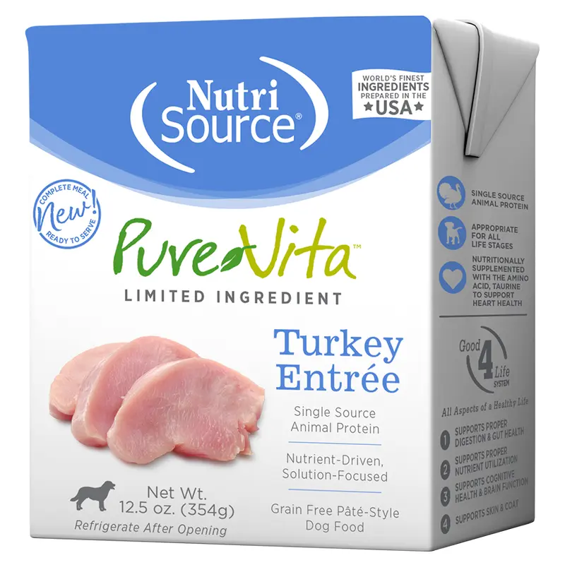 Pure Vita Grain-Free Turkey Entree