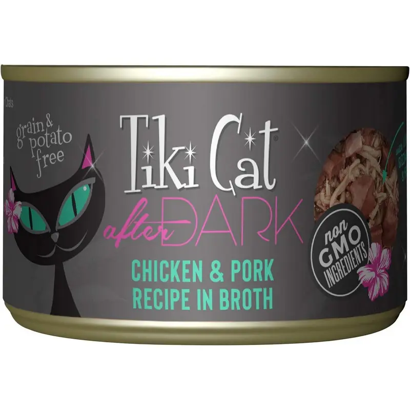 Tiki Cat After Dark Chicken & Pork Wet Cat Food 5.5oz