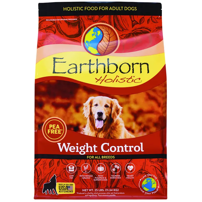Earthborn 25 lbs Holistic Weight Control Grain Free Dog Food