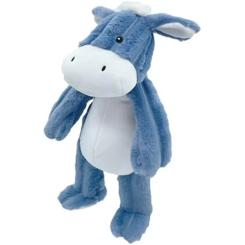 Petlou 16in Farm Friends Donkey Plush Dog Toy